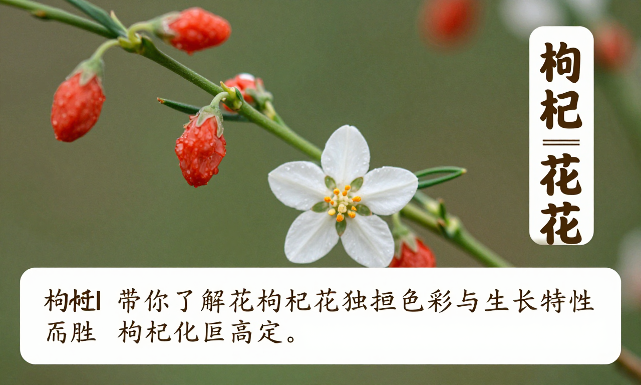 枸杞花朵是什么颜色 一文带你了解枸杞花的独特色彩与生长特性