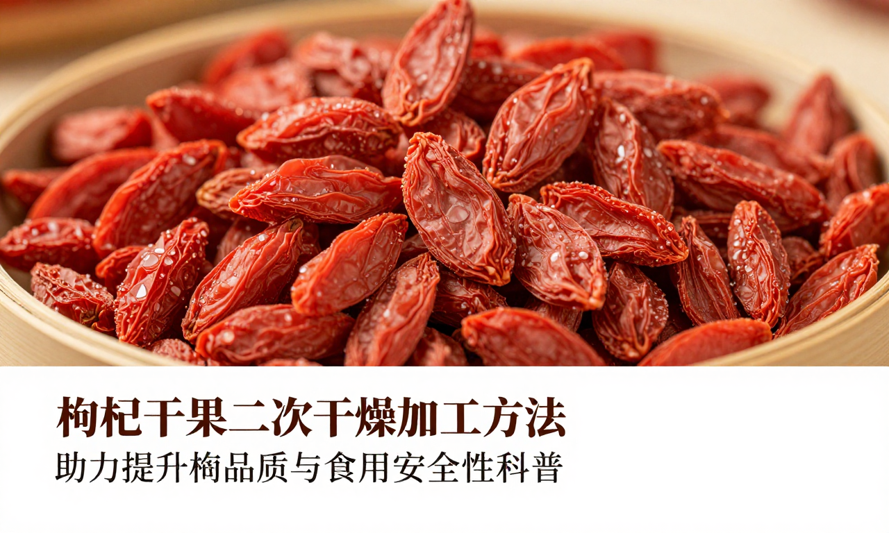 枸杞干果二次干燥加工方法 助力提升枸杞品质与食用安全性科普