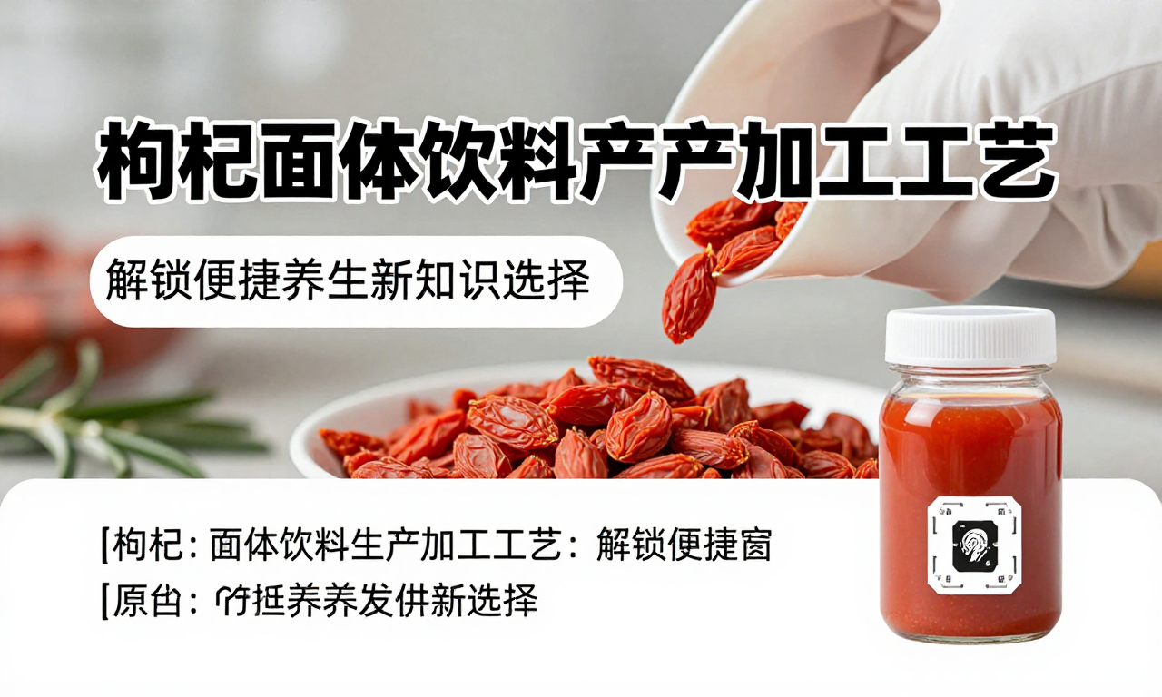 枸杞固体饮料生产加工工艺：解锁便捷养生新选择的知识科普
