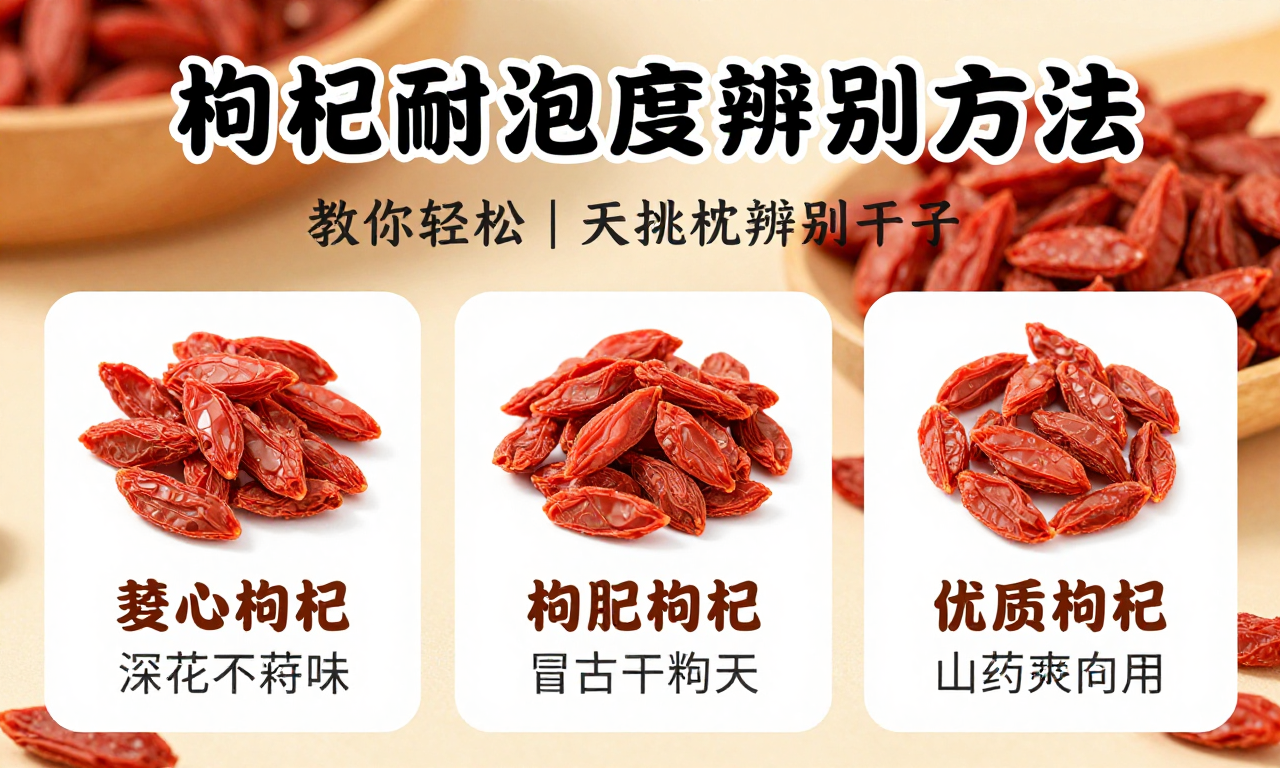枸杞耐泡度辨别方法 教你轻松挑选优质枸杞干货