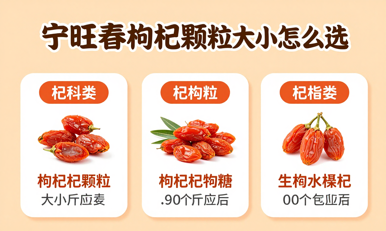 宁旺春枸杞颗粒大小怎么选 正确挑选方法科普指南