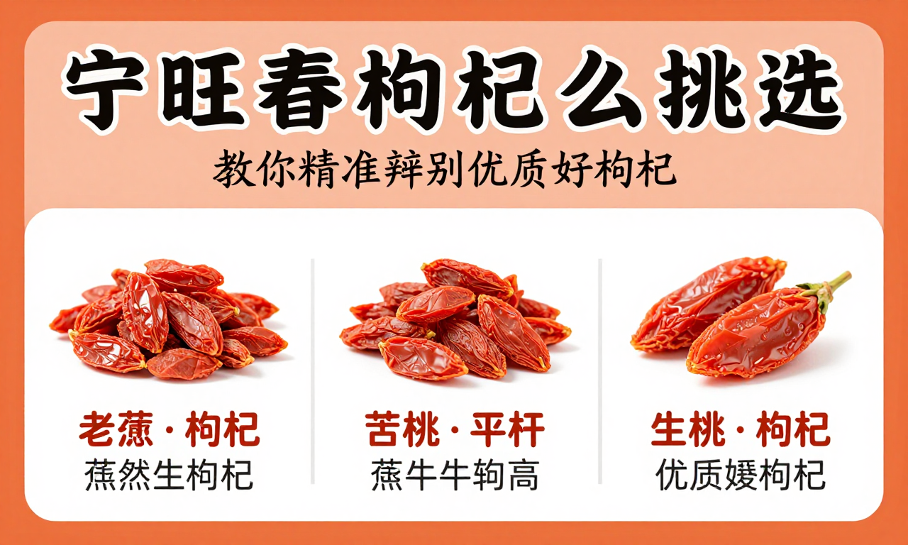 宁旺春枸杞怎么挑选？这份实用知识科普教你精准辨别优质好枸杞