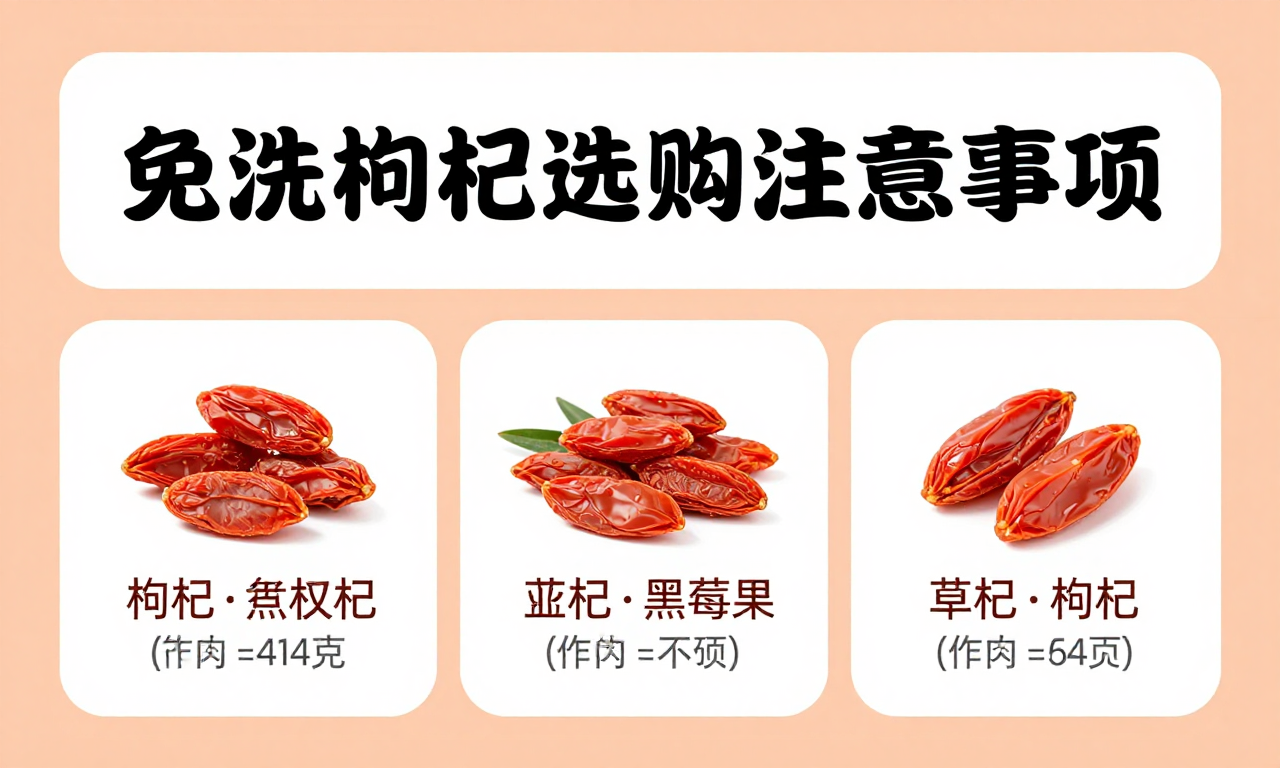 免洗枸杞选购注意事项 一文带你理清选购时的关键要点