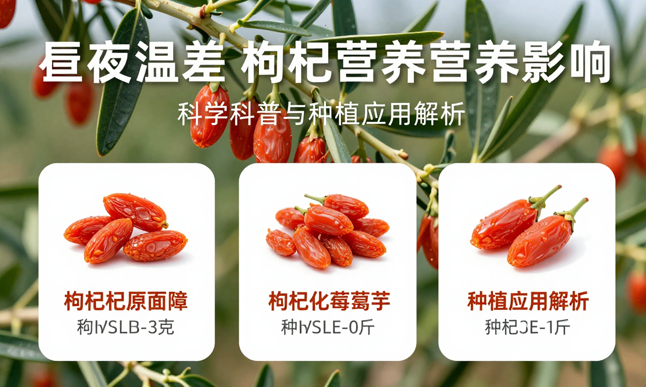 昼夜温差对枸杞营养影响的科学科普与种植应用解析